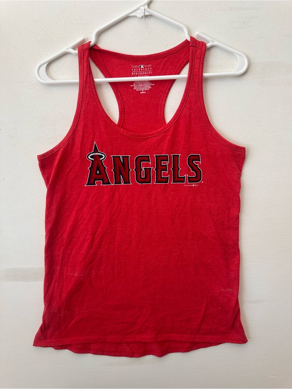 5th & Ocean Red Angels Racerback Tank